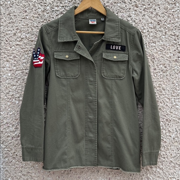 Junk Food X The Beatles Peace Love Utility Jacket - Picture 3 of 7